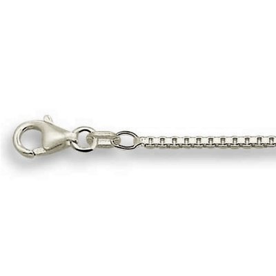 Sterling zilveren kettinkje van 42cm lang